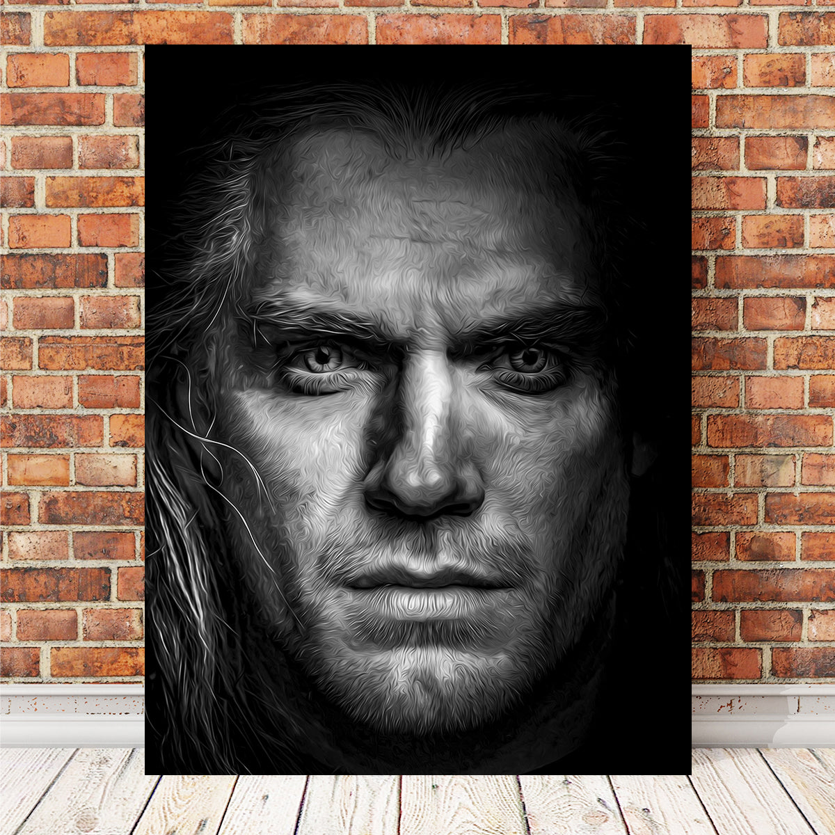 Stunning Portrait of The Witcher Wall Art for Your Home Decor