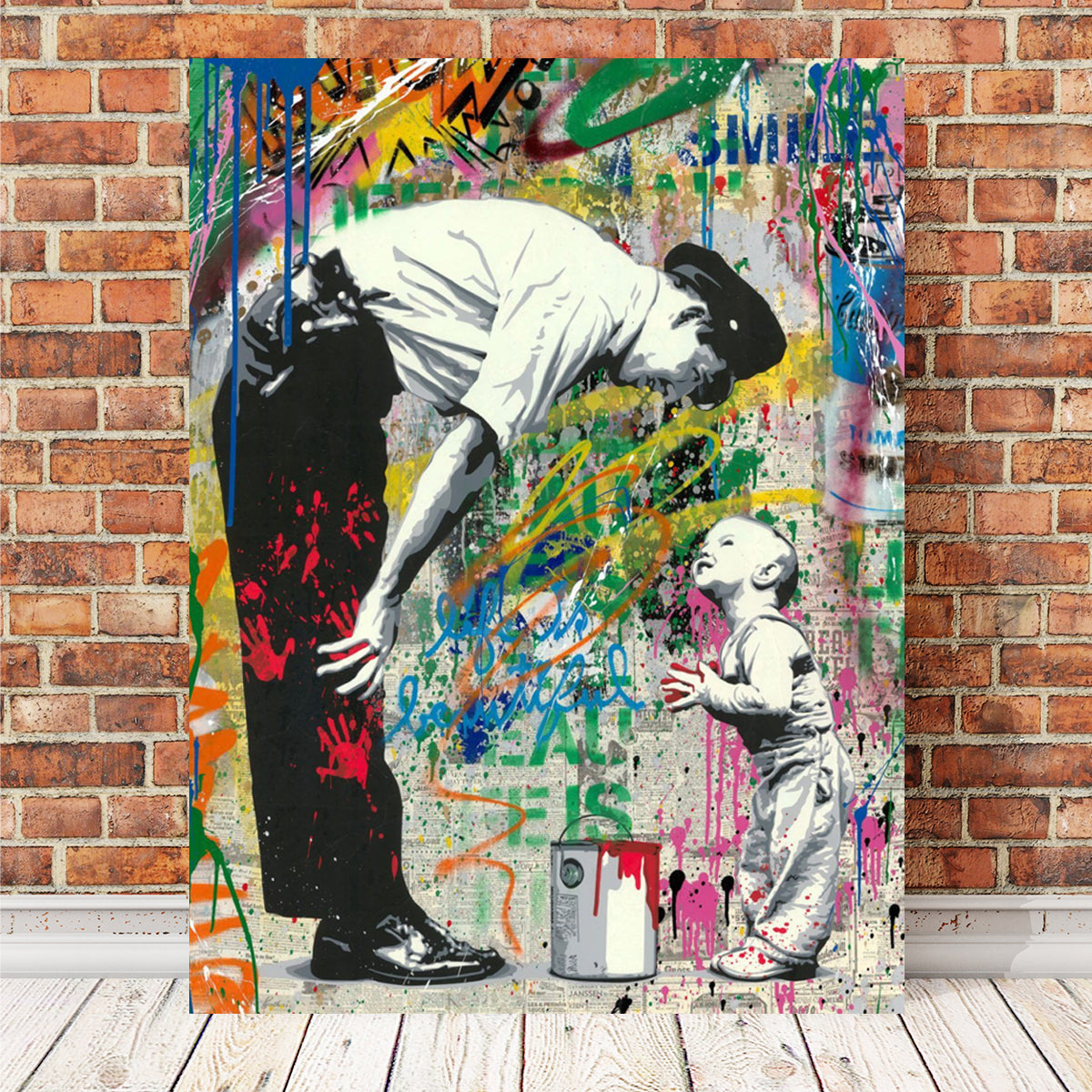 Stunning Like Father Like Son Wall Art by Ralph & Laura Design
