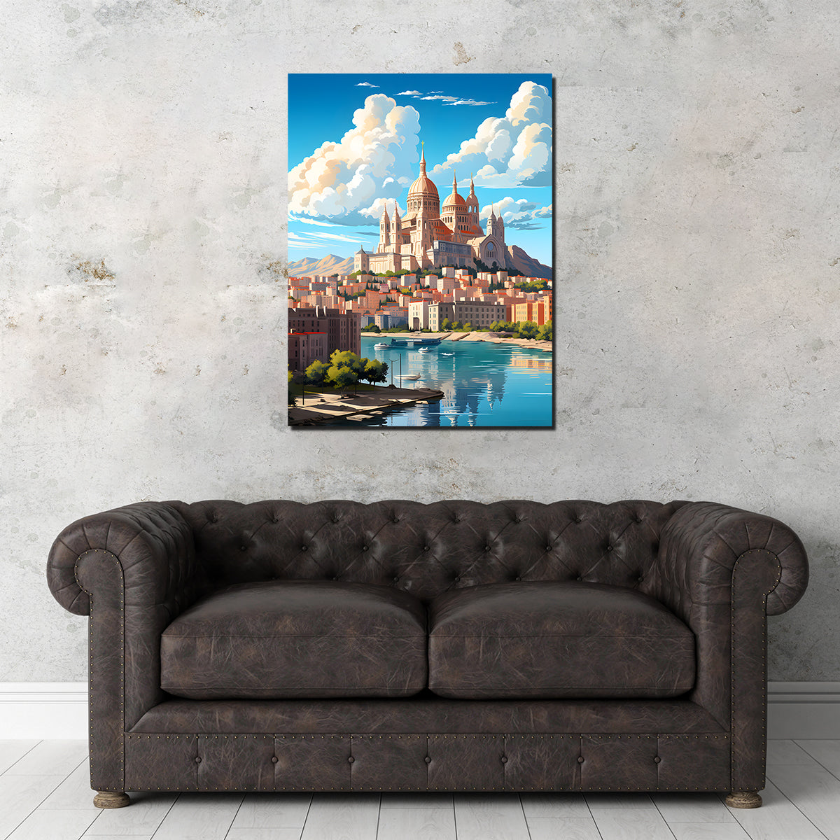 Exquisite France - Marseille Wall Art by Valth Graphics