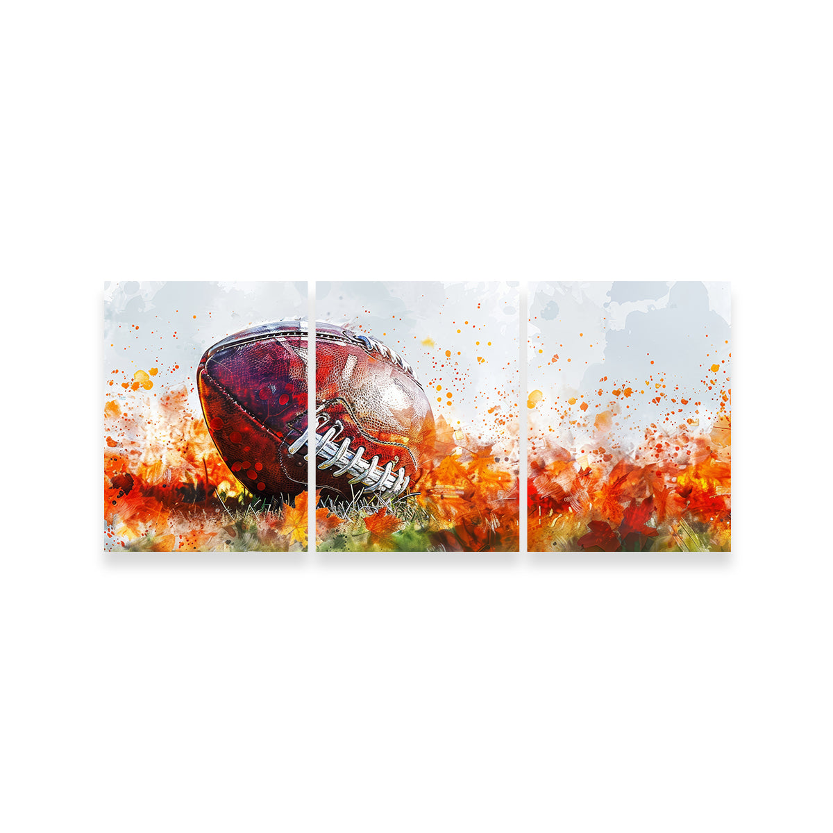 Stunning Football Abstract Wall Art for Sports Enthusiasts