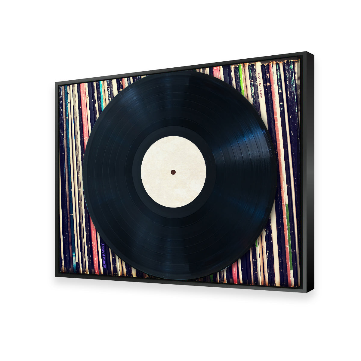 Premium Record Wall - Handmade Canvas Artwork