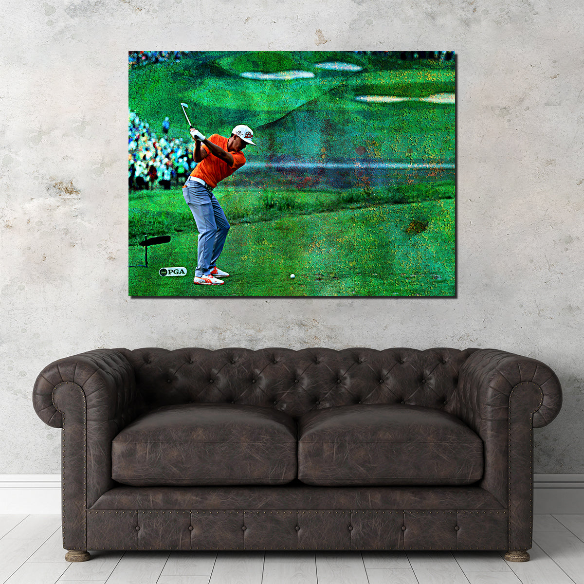 Rickie Fowler Art Prints with Premium Kiln - Dried Pine Frames