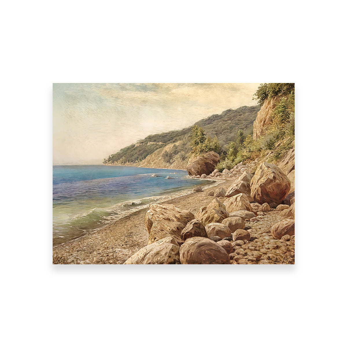 Exquisite Sandstone Beach Wall Art by Denise Dundon
