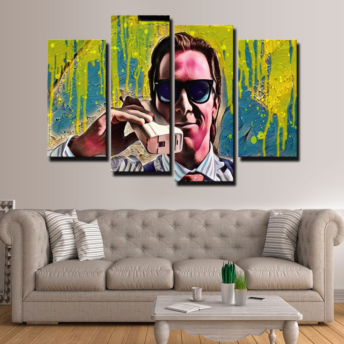 Stylish Patrick Bateman Wall Art for Modern Decor