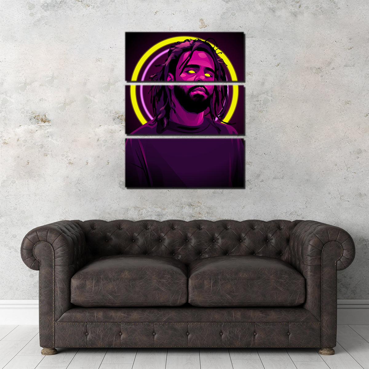 Exclusive J Cole Wall Art - Premium Decor for Music Lovers