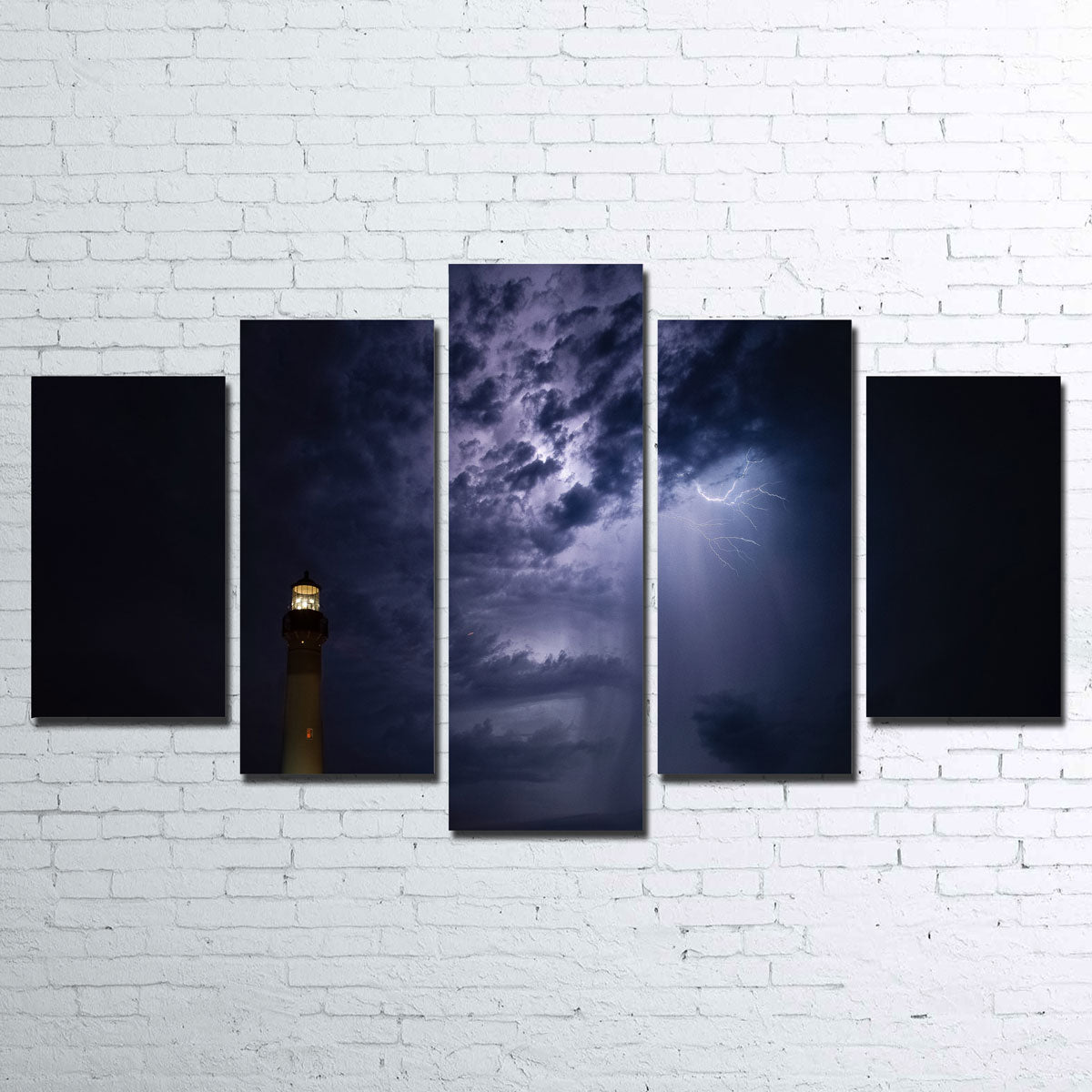Stunning Light Storm Wall Art by Dennis Maida
