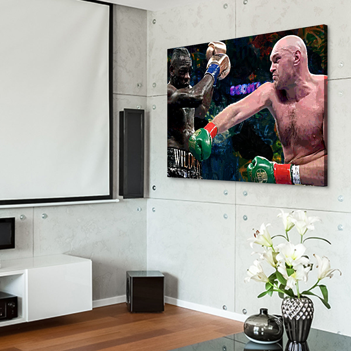 Exclusive Fury Vs. Wilder Wall Art for Stunning Home Decor
