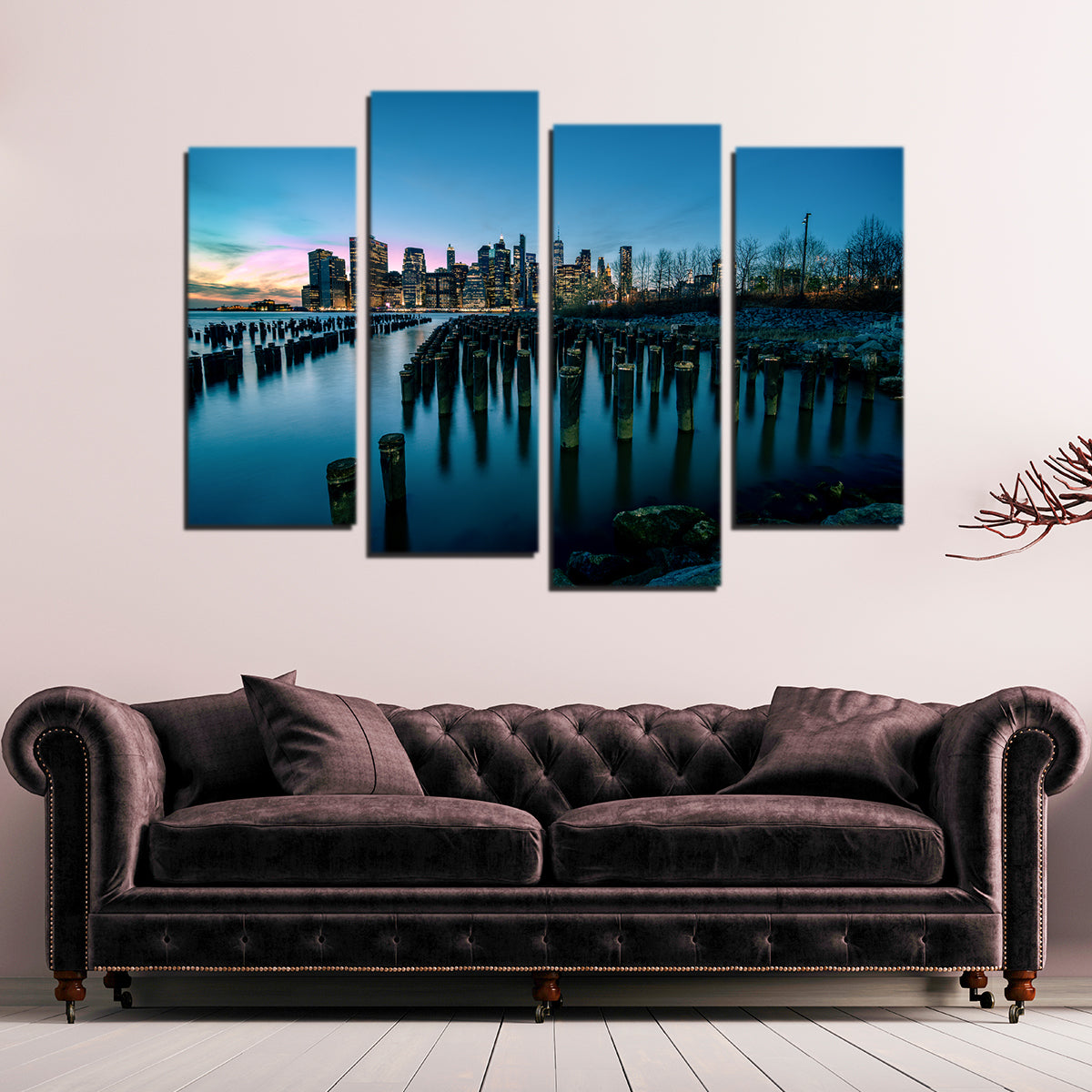 BK Pier Wall Art - Stunning Handmade Canvas Artwork