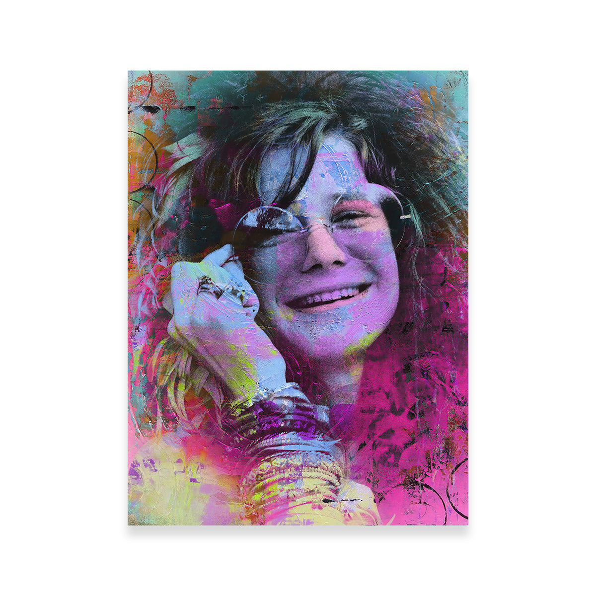 Stunning Janis Joplin Wall Art by Stephen Chambers