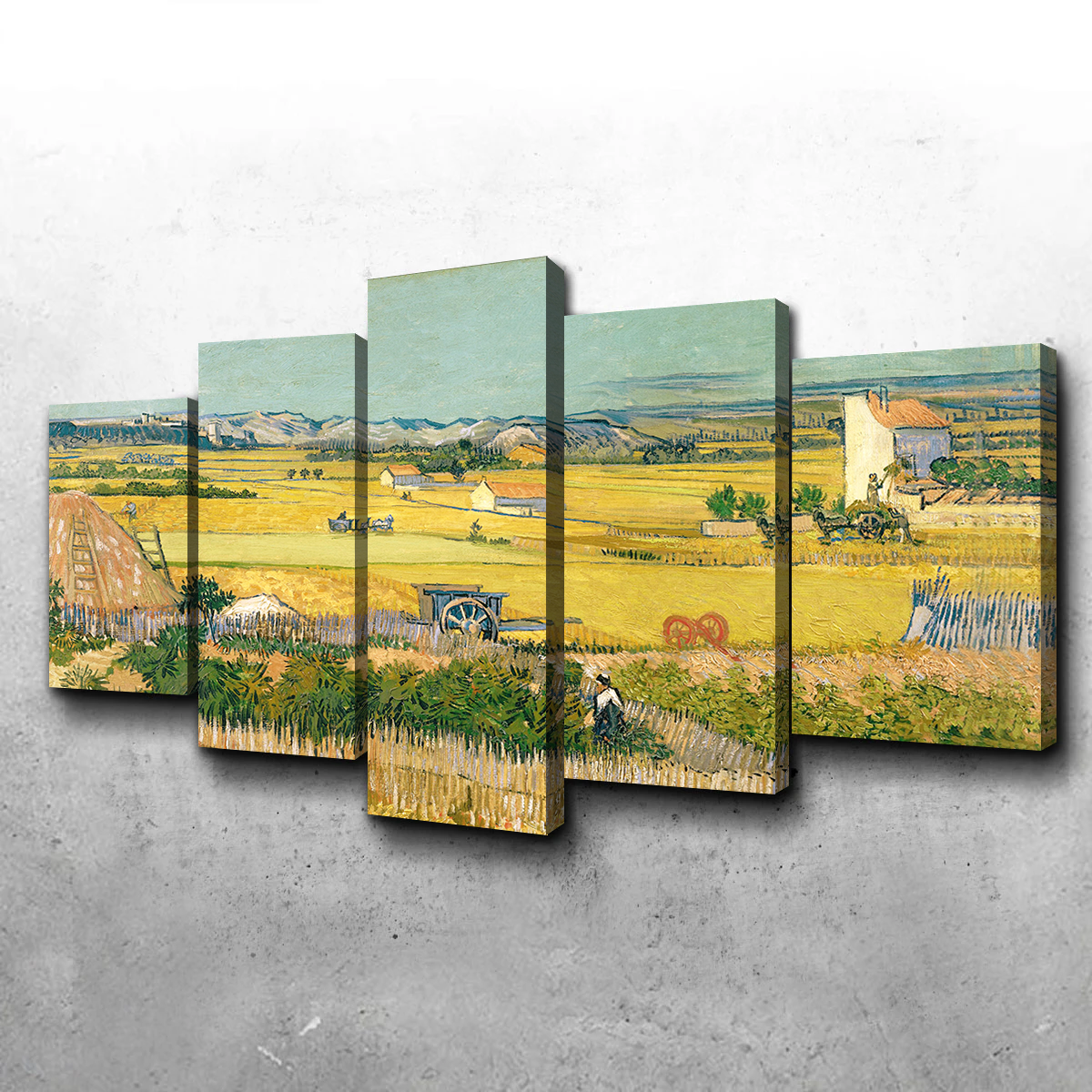 De oogst Vincent van Gogh Wall Art - Museum Quality Canvas Print