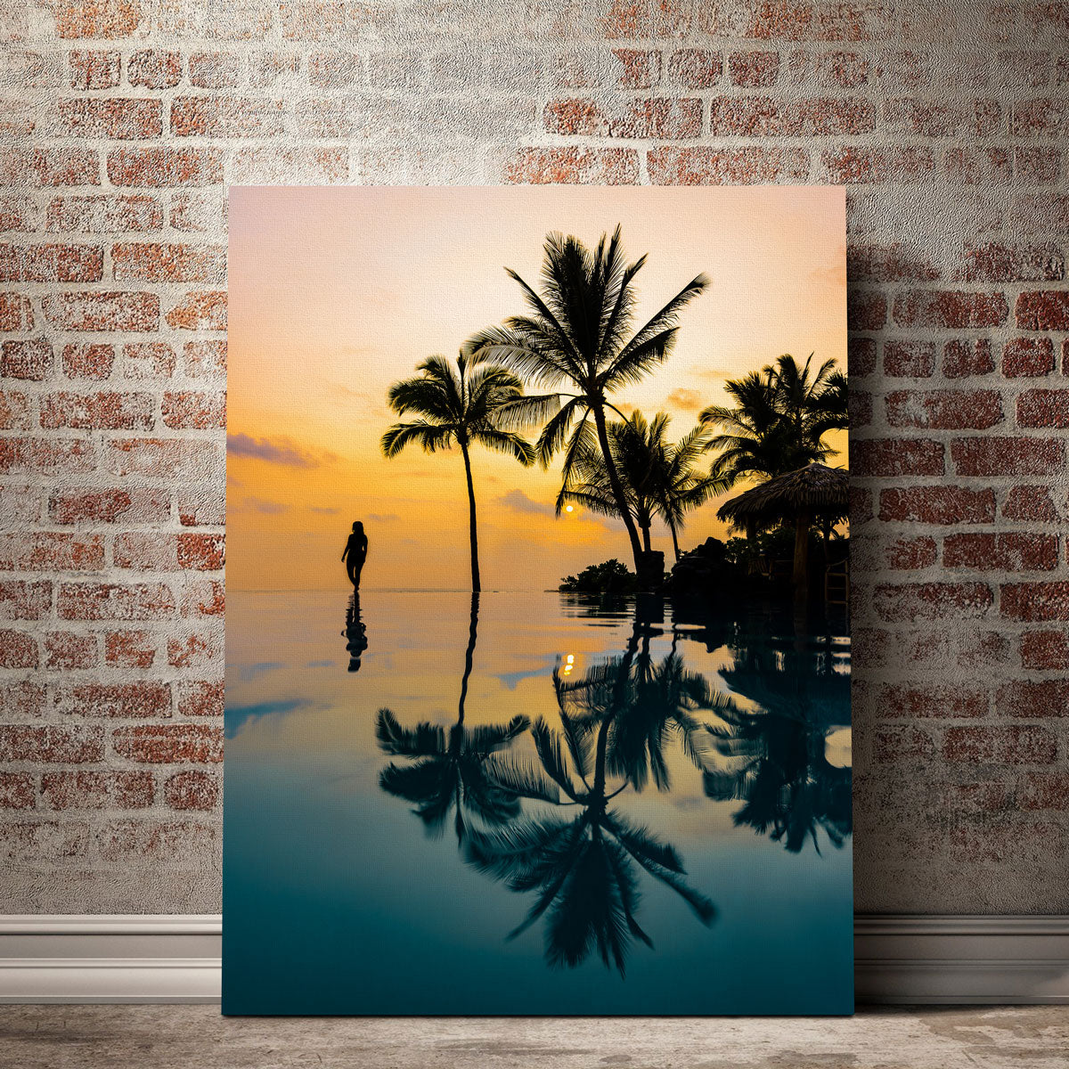 Exquisite Relaxation Sunset Wall Art for Home Decor