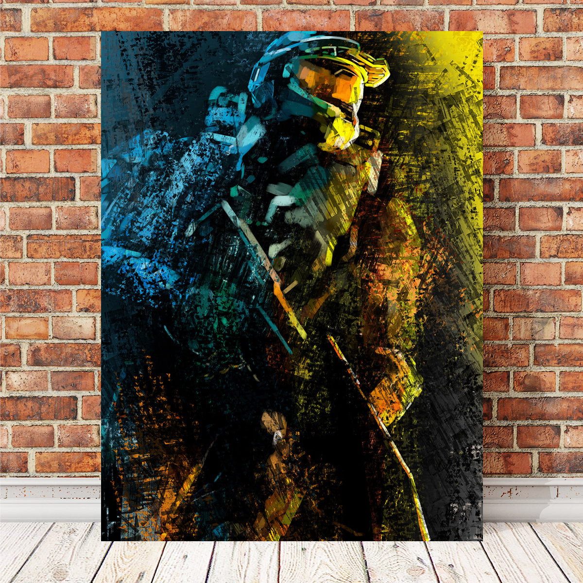 Stunning Painted Chief Wall Art by Andy Brackpool
