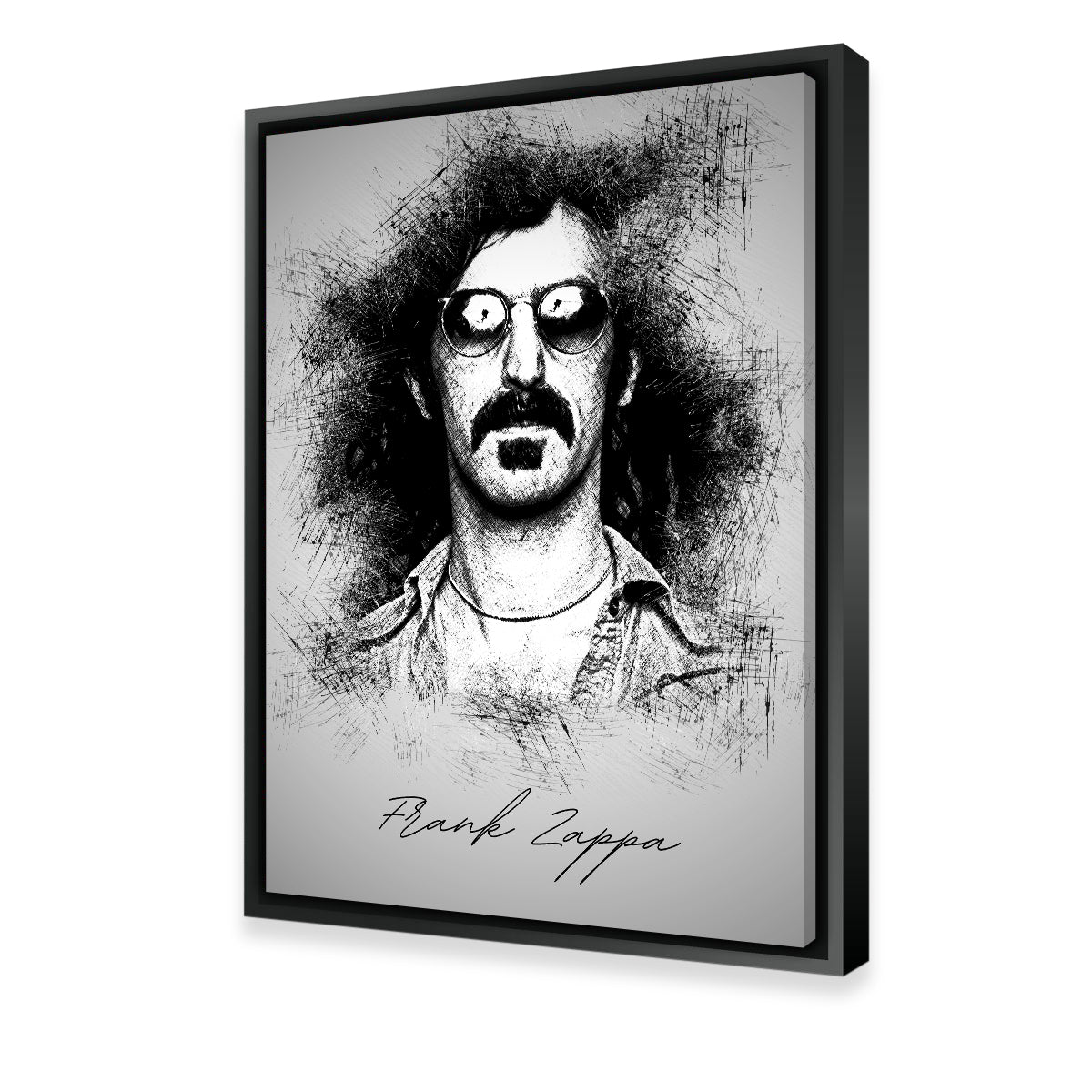 Frank Zappa Stunning Wall Art by Albi Art