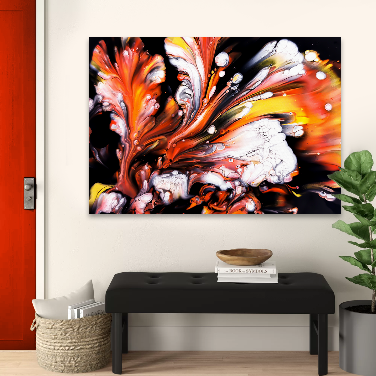 Stunning Abstract Blossom Wall Art by Manuel Luces