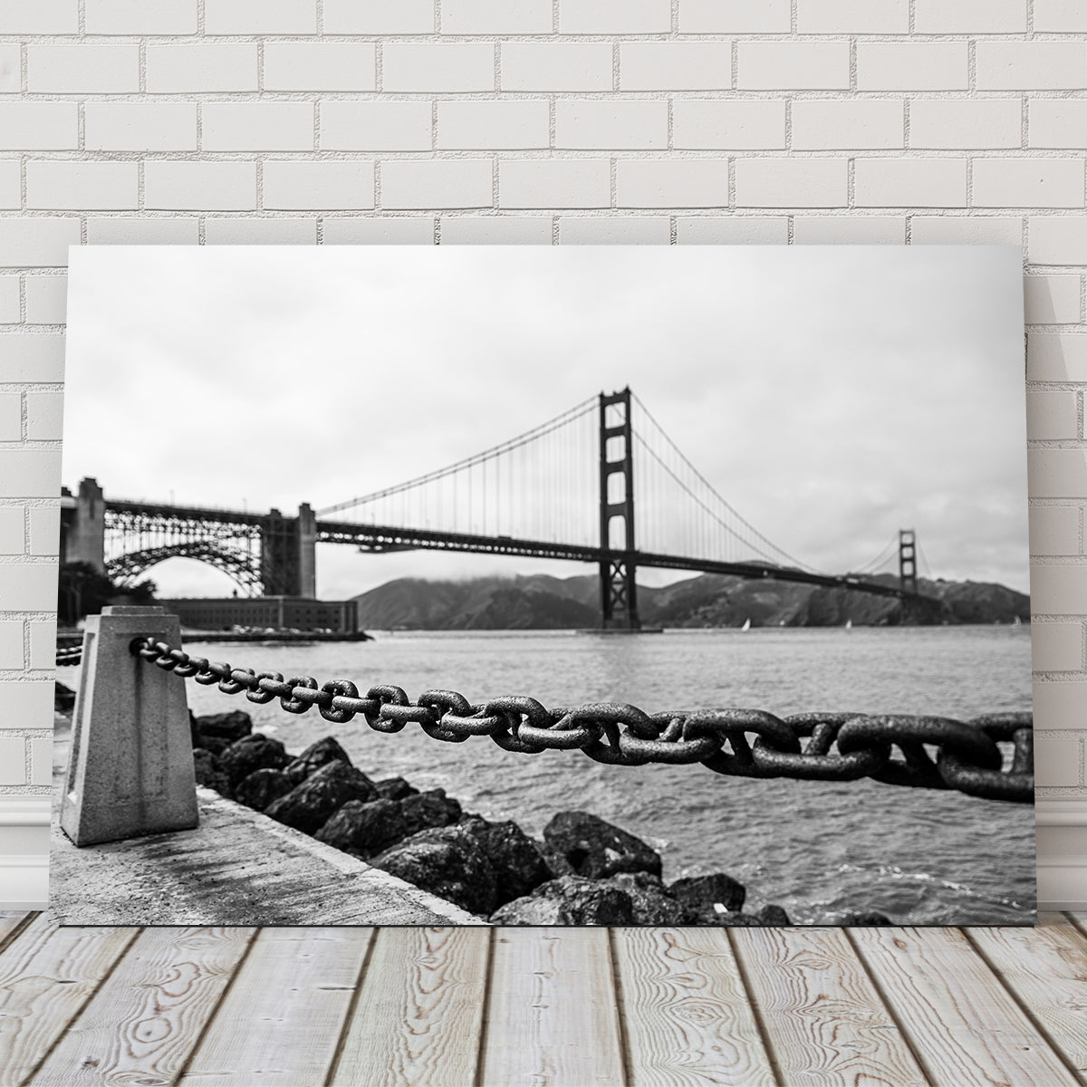 Stunning Golden Gate Chain Wall Art for Home Decor