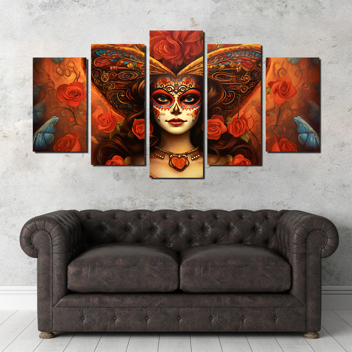 Stunning Day of the Dead Art Canvas Wall Art for Your Home Decor