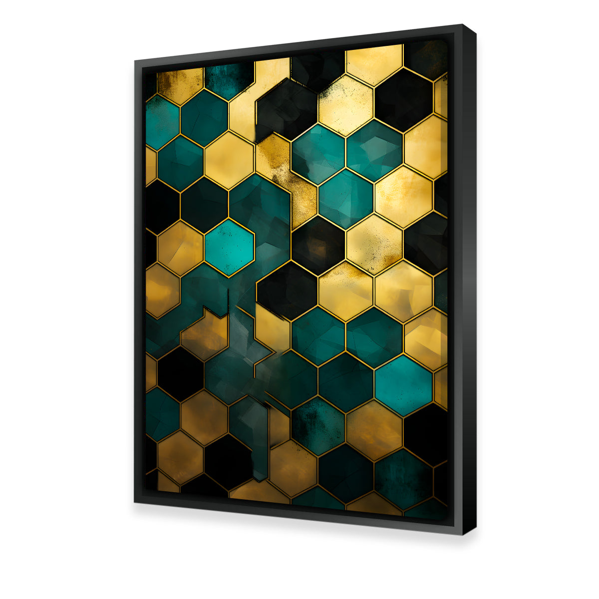 Eye - Catching Abstract Blue Orange Shapes 37 Wall Art for Stunning Home Decor