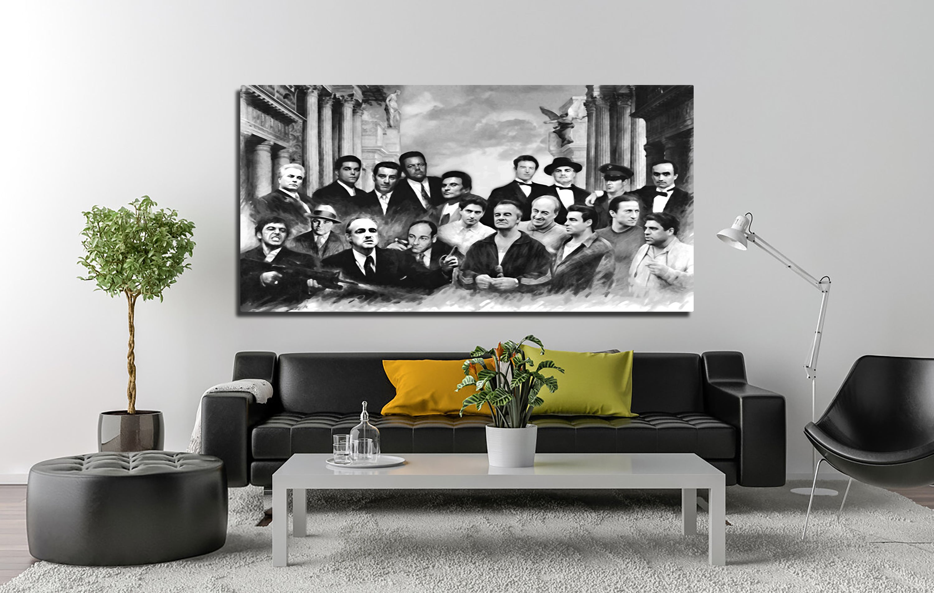 Stunning Gangsters Panoramic Wall Art for Your Decor