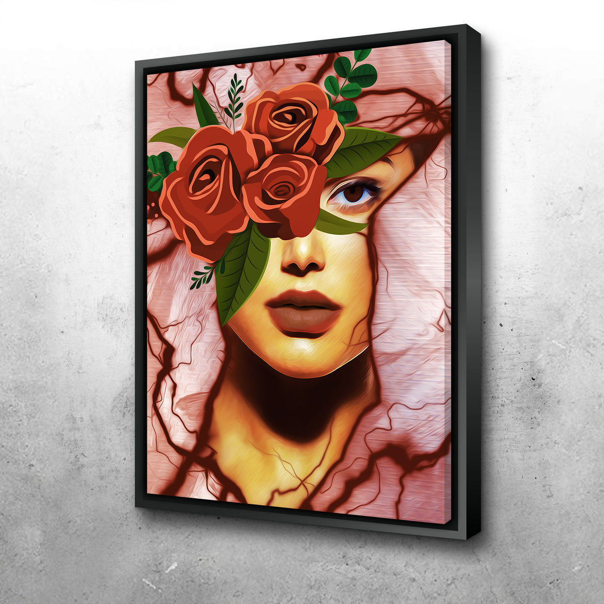 Stunning Abstract Girl Wall Art by George Sorin