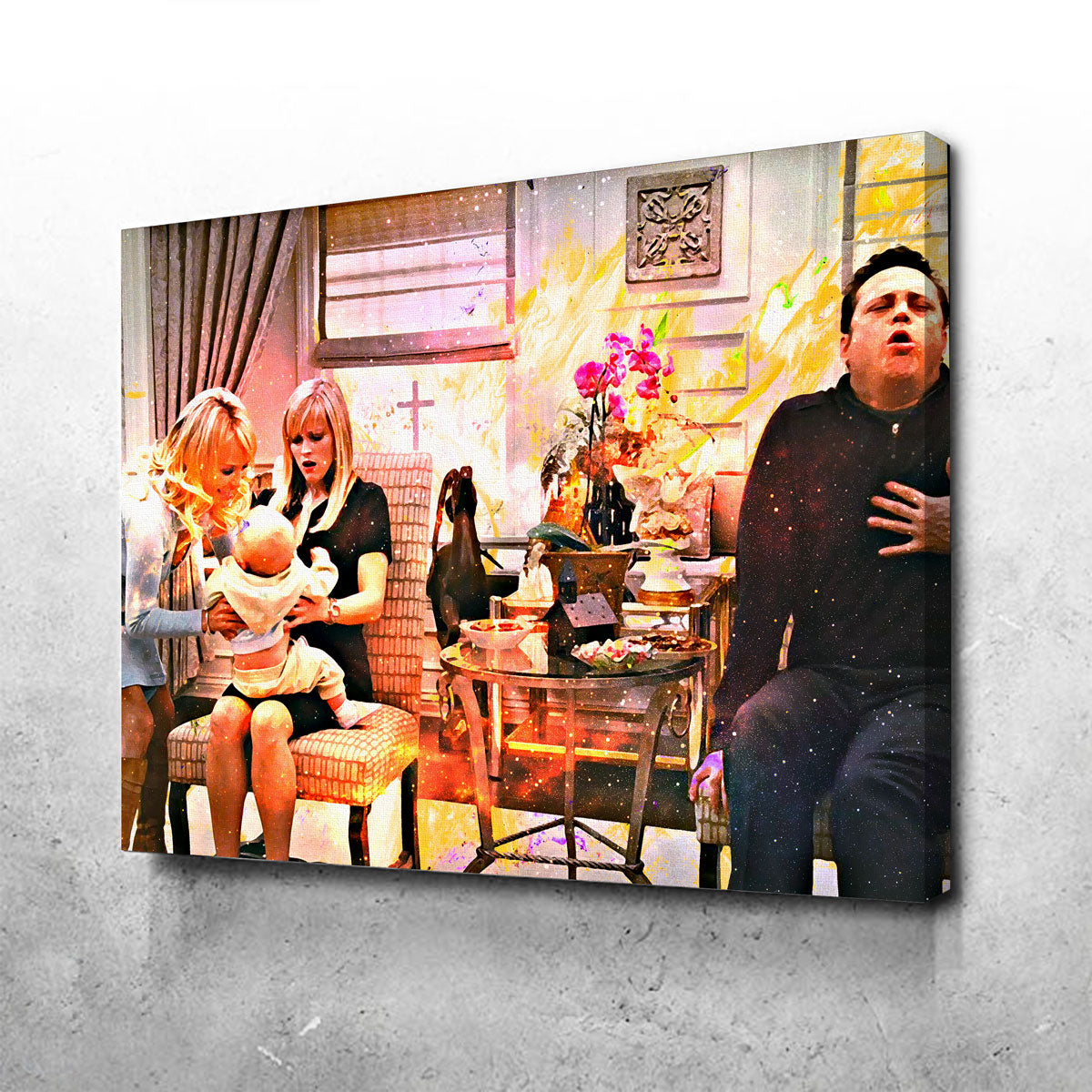 Exquisite Four Christmases Wall Art for Festive Decor