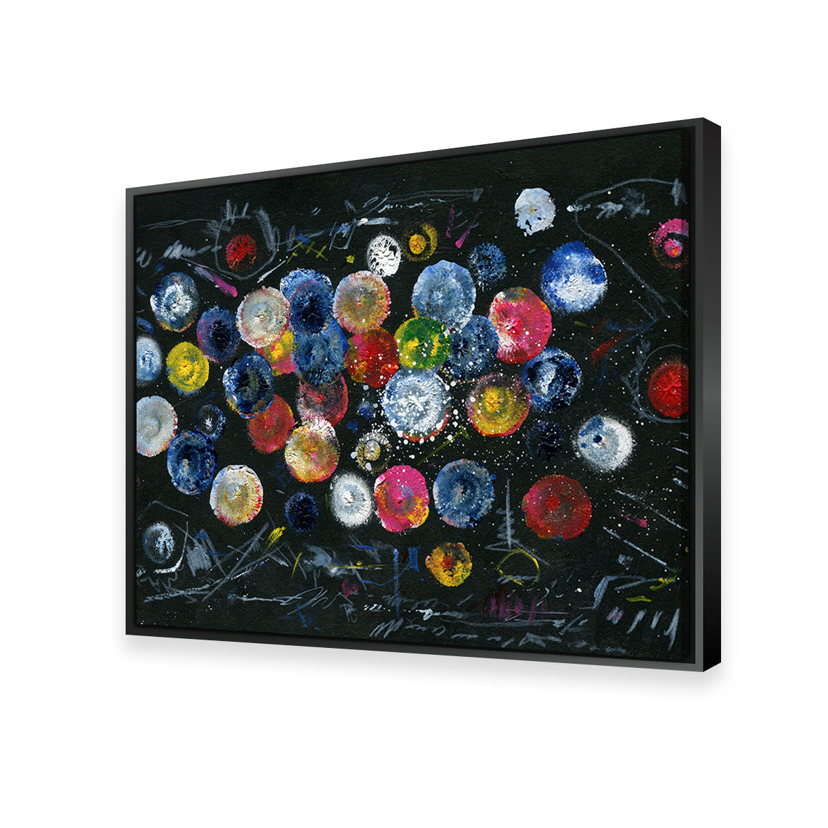 Stunning Circle Black Wall Art by Evgeny Vetrov