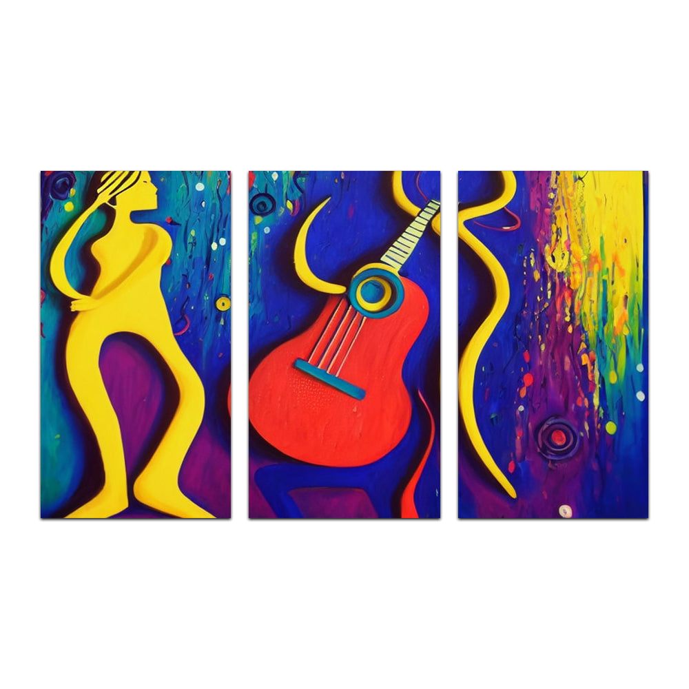 Stunning Guitar Art Wall Decor by Birch & Ink Sisters