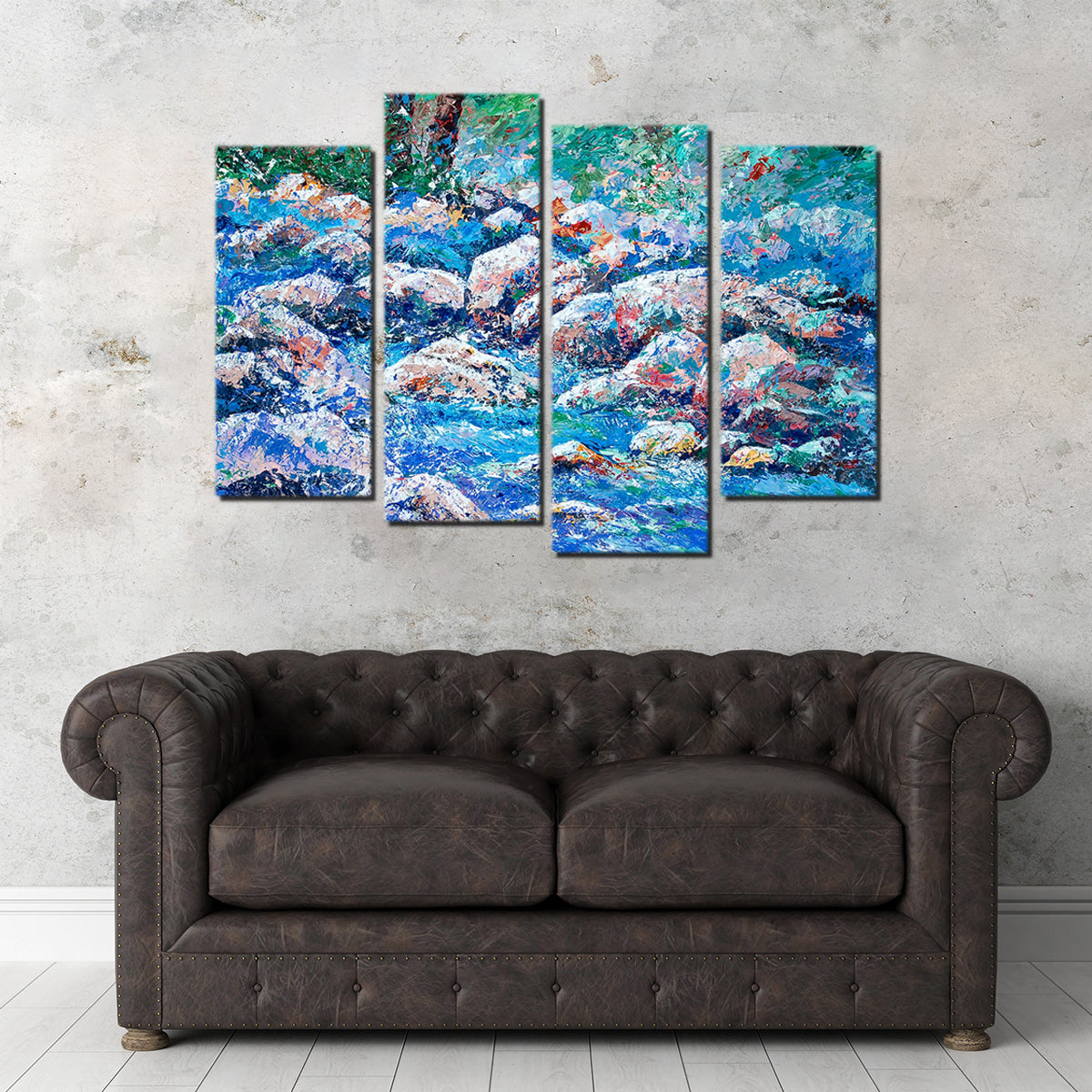 Stunning River Rhapsody Wall Art by Gerry Segismundo
