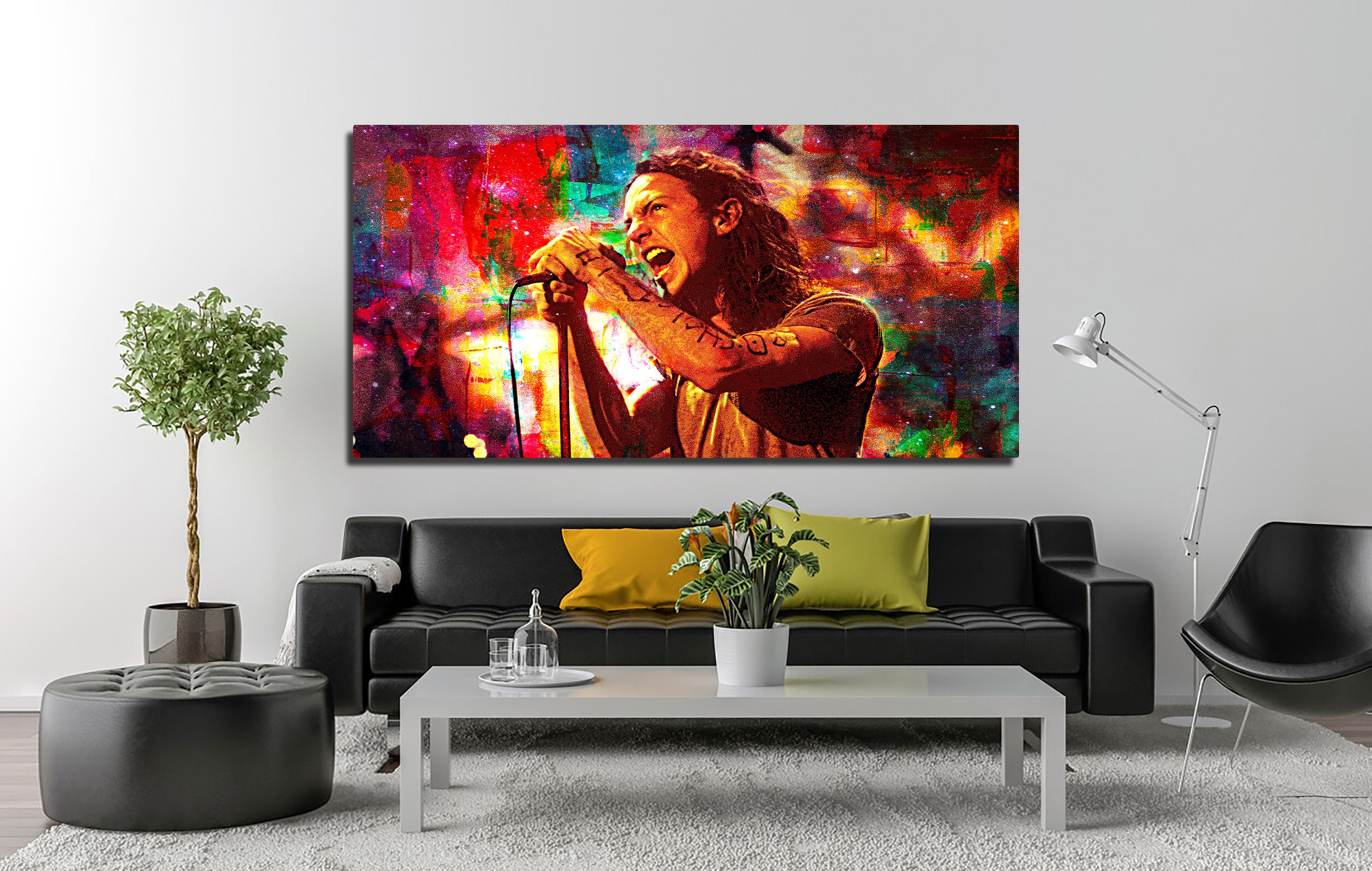 Stunning Eddie Vedder Panoramic Wall Art for Home Decor