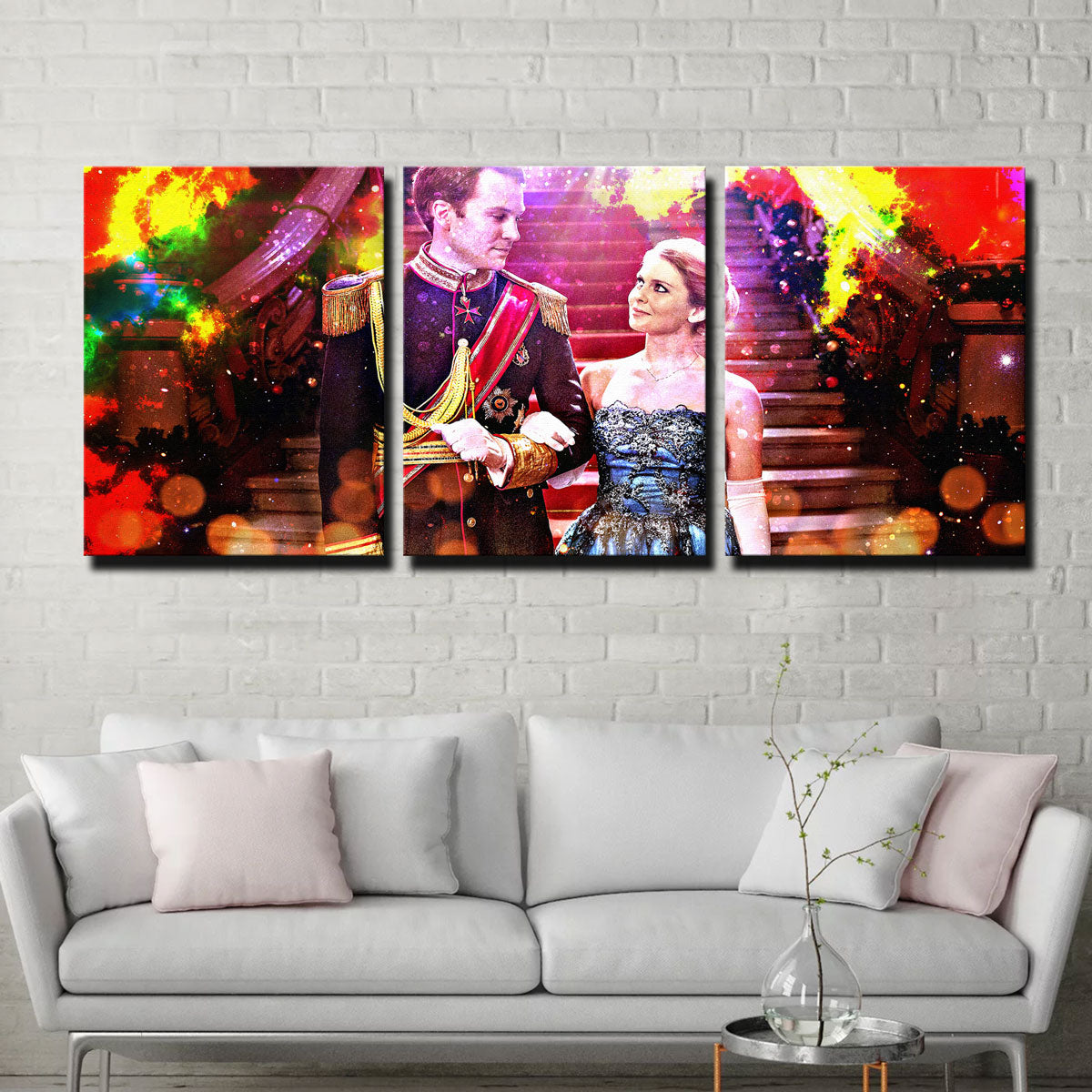 Exquisite Christmas Prince Wall Art for Festive Decor