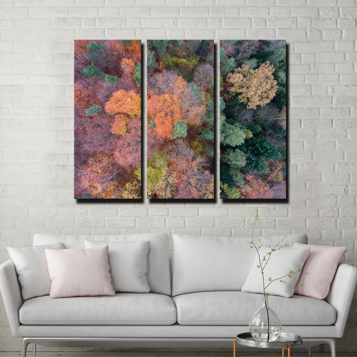 Stunning Orange and Green Wall Art by Karolis Janulis