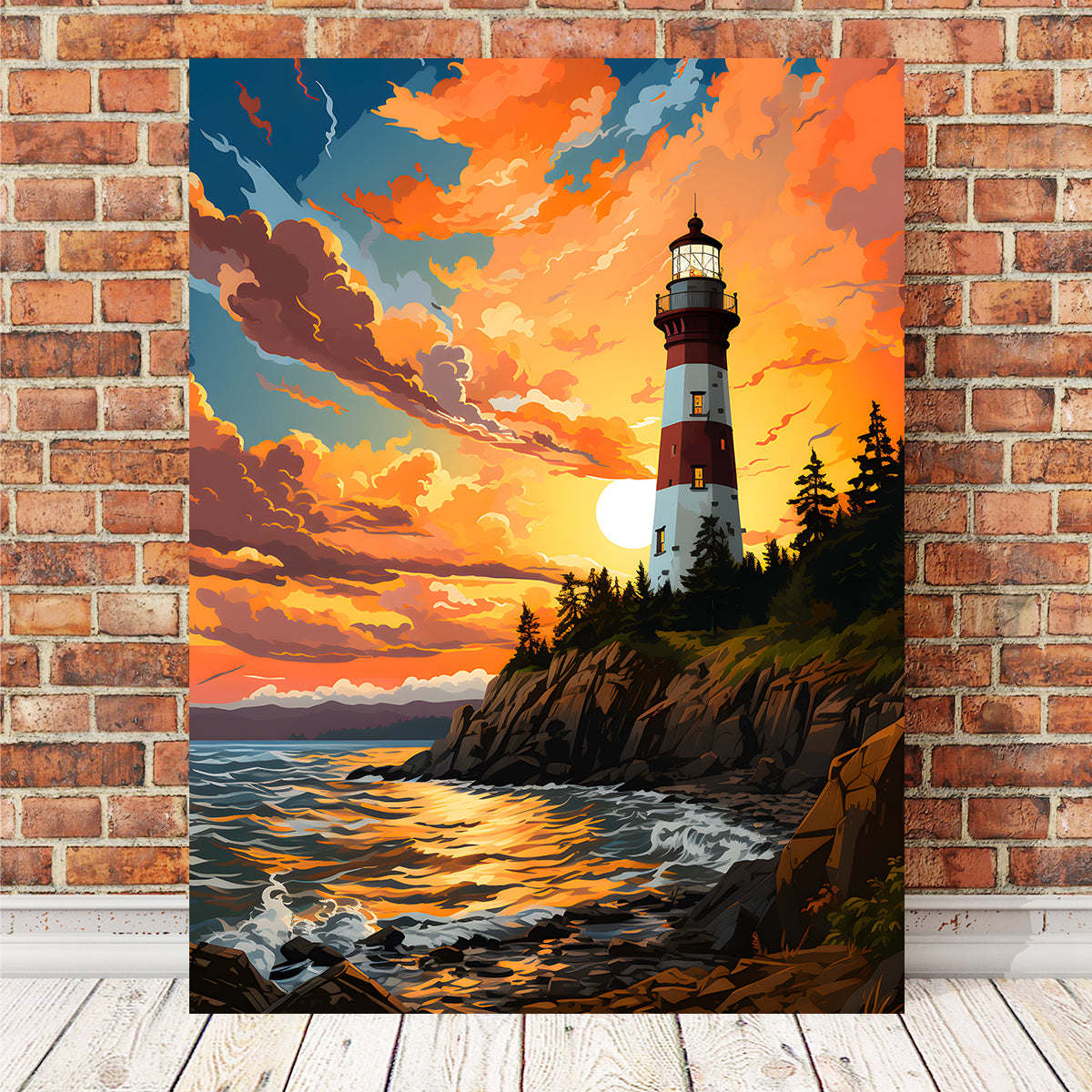 Exquisite India - Kovalam Lighthouse Wall Art for Home Decor