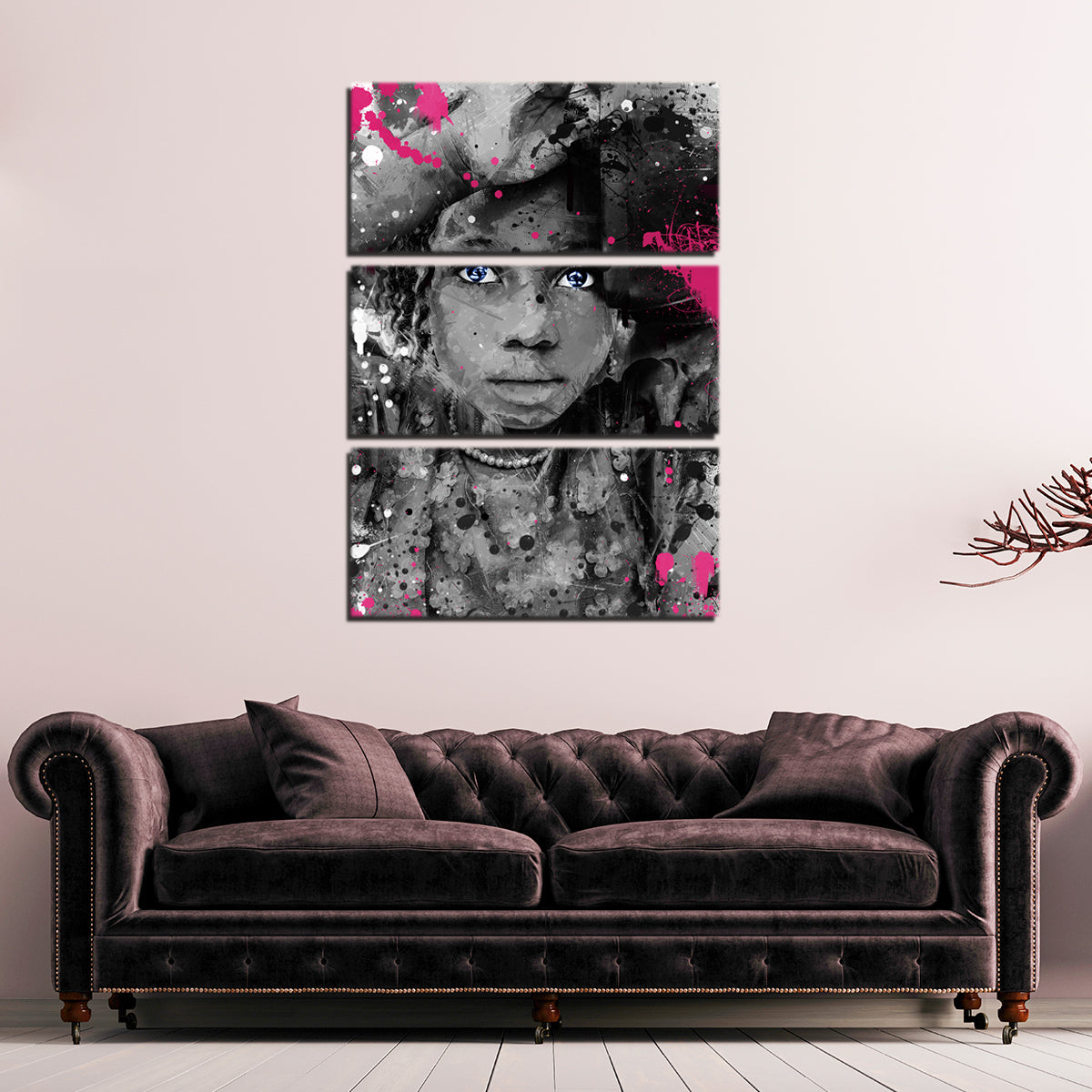 Innocent Wall Art by Manuel Luces - Sustainable Pine Wood Framed Canvas