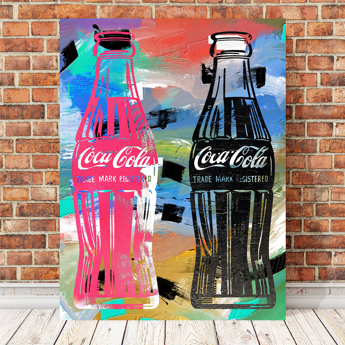 Eye - catching Cola Wall Art by Stephen Chambers