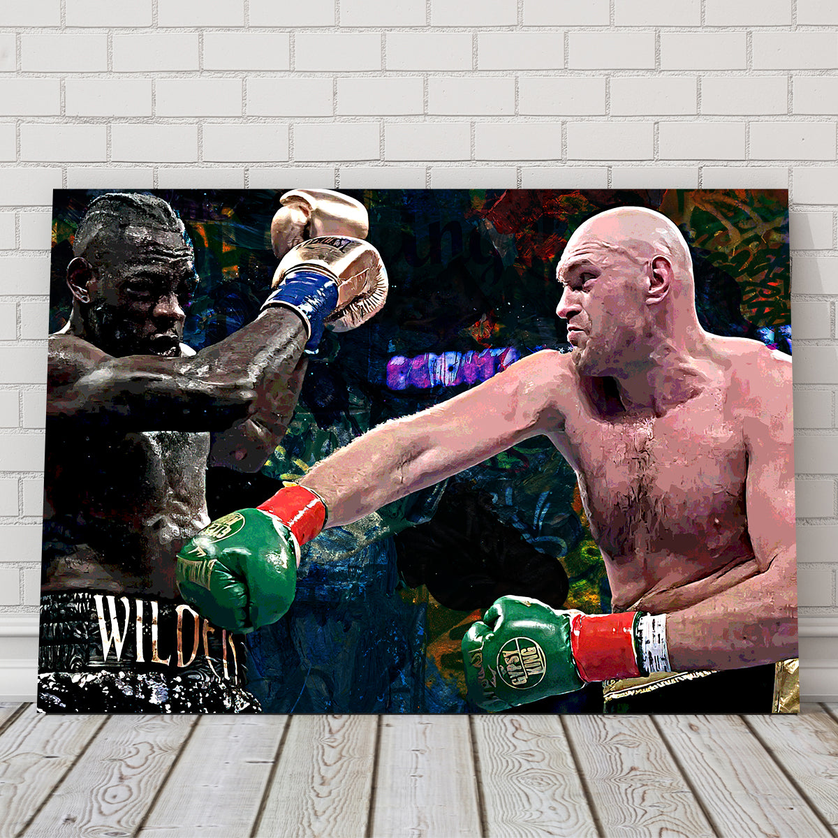 Exclusive Fury Vs. Wilder Wall Art for Stunning Home Decor