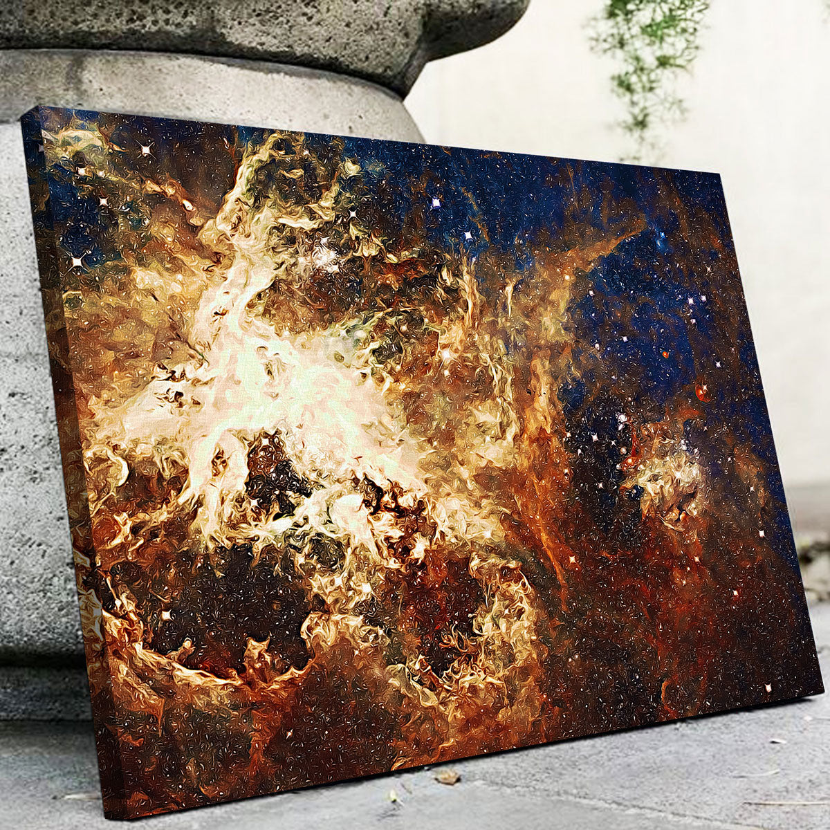 Enchanting Embers Of Stars Wall Art by Denise Dundon