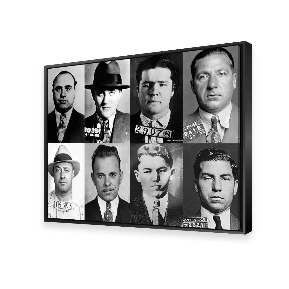 Stunning Public Enemies Canvas Wall Art for Home Decor