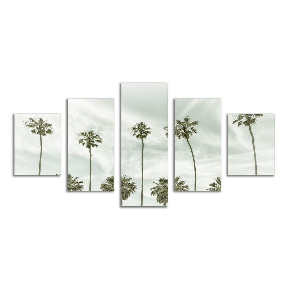 Stunning Palm Trees and Clouds Wall Art by Melanie Viola