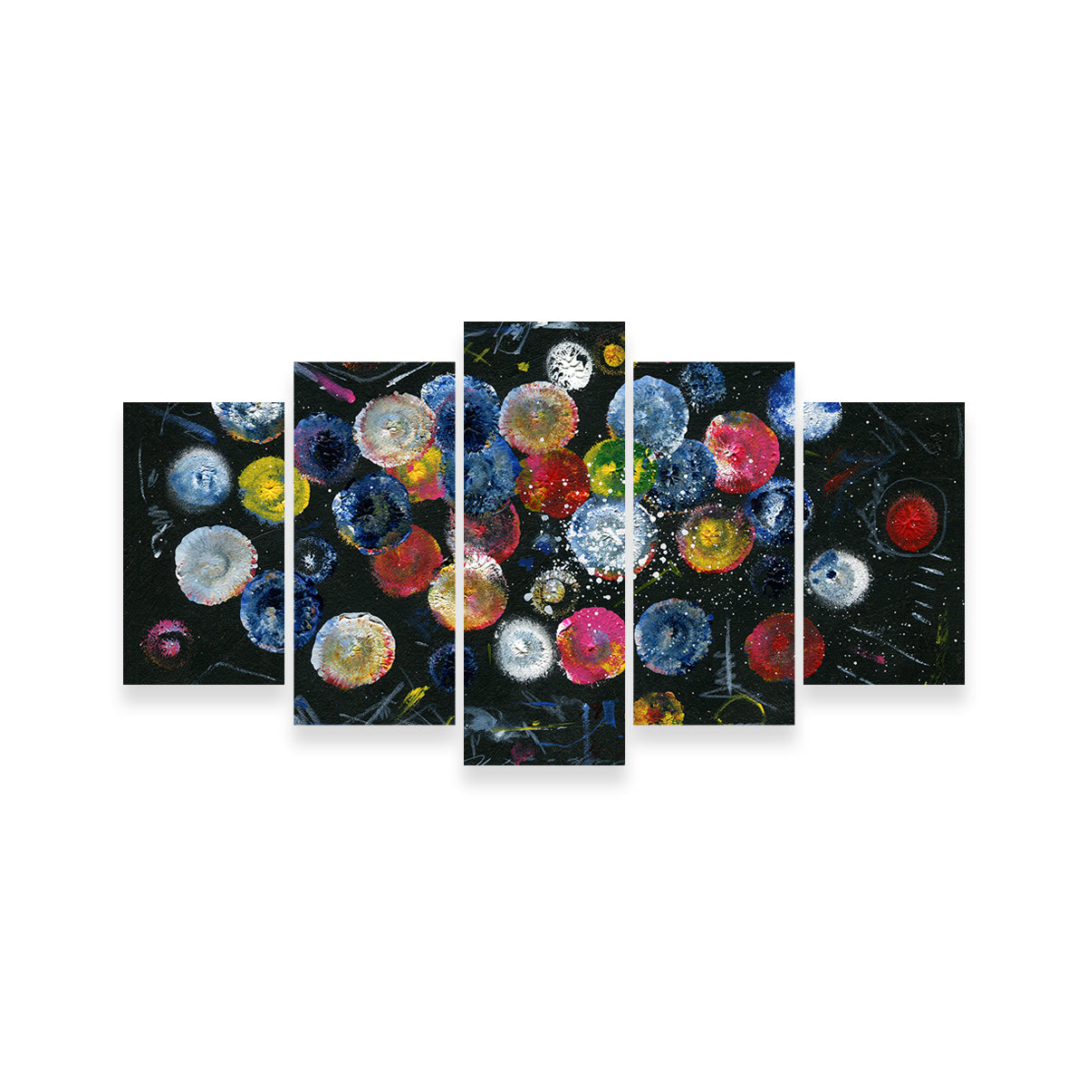 Stunning Circle Black Wall Art by Evgeny Vetrov