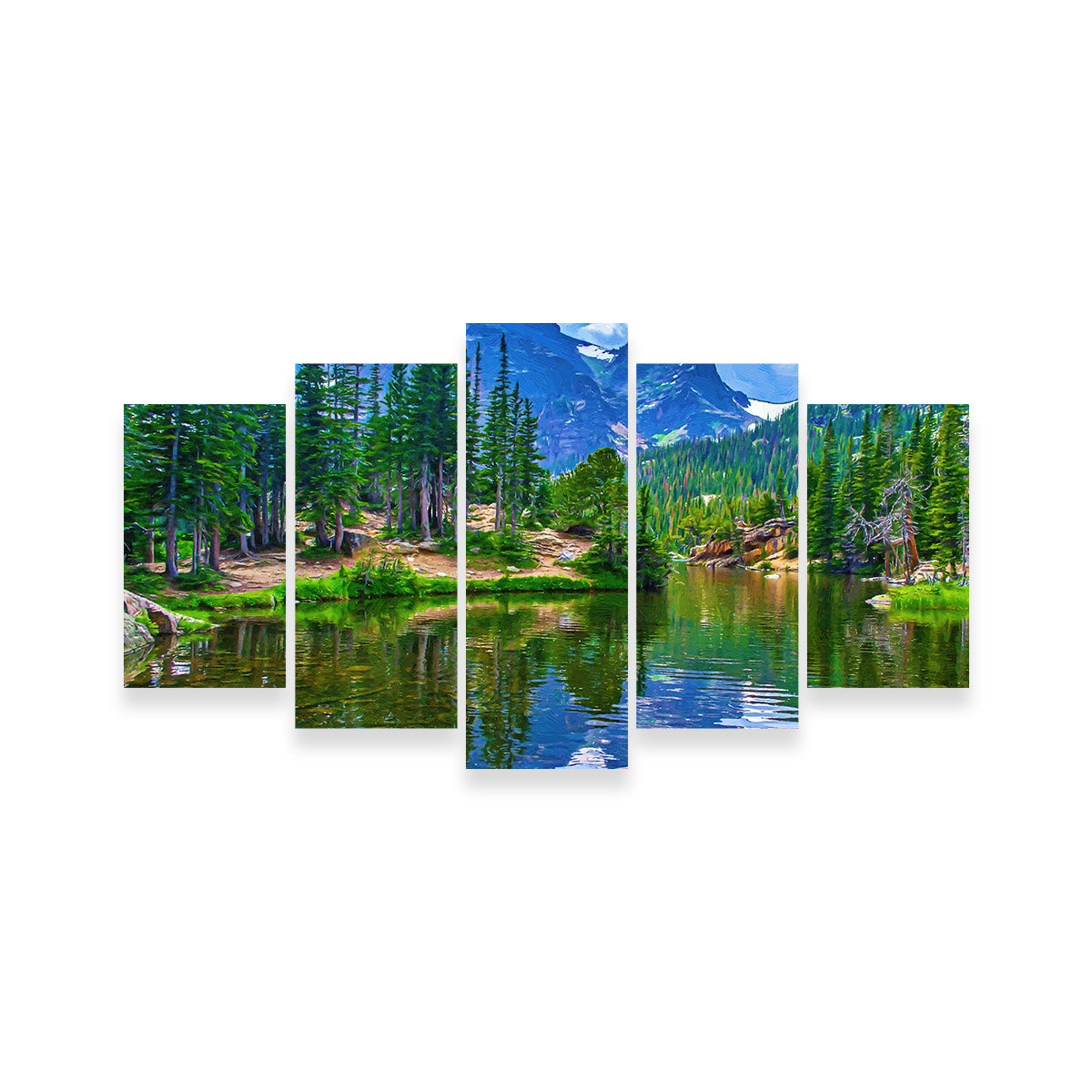 Dreamy Lake Wall Art by Denise Dundon - Premium Museum Quality