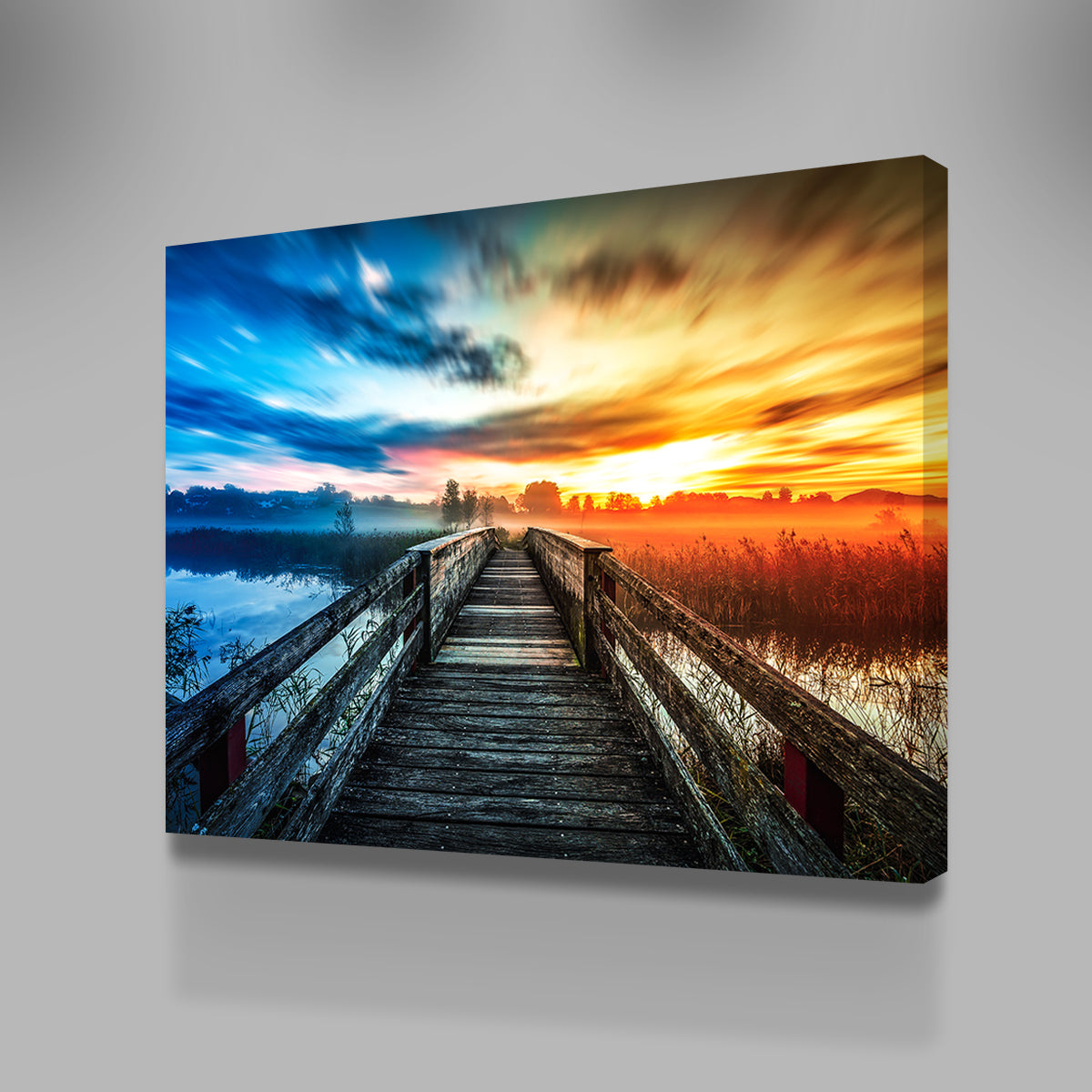 Exquisite Boardwalk Colors Wall Art by George Sorin