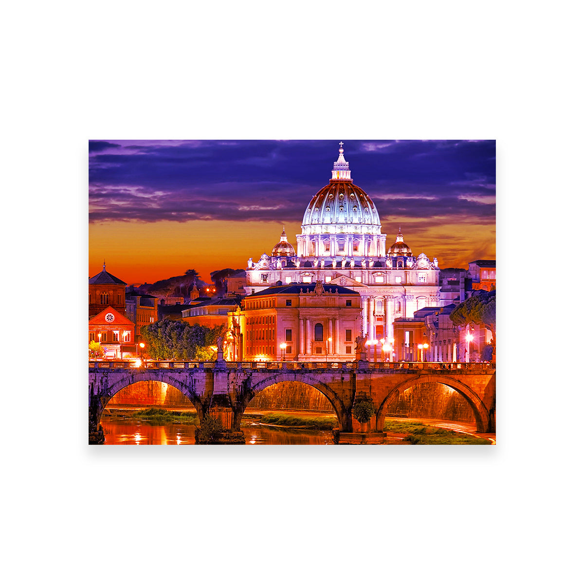 Stunning Saint Peters Basilica Vatican Wall Art by Dina Rolle