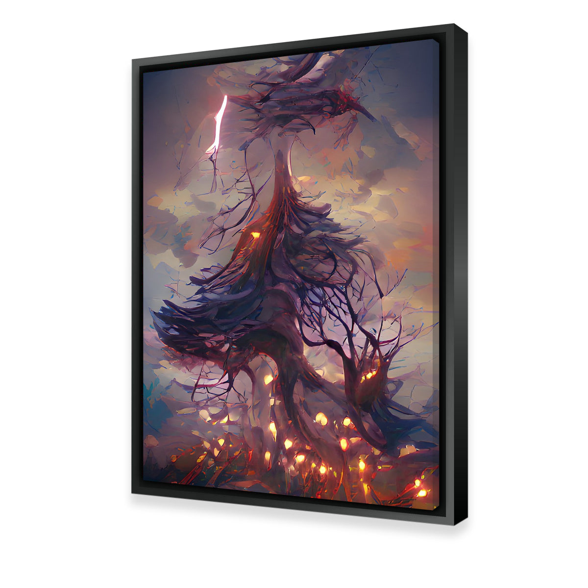 Stunning Lightning Strikes Wall Art by Gabriel Ritcey