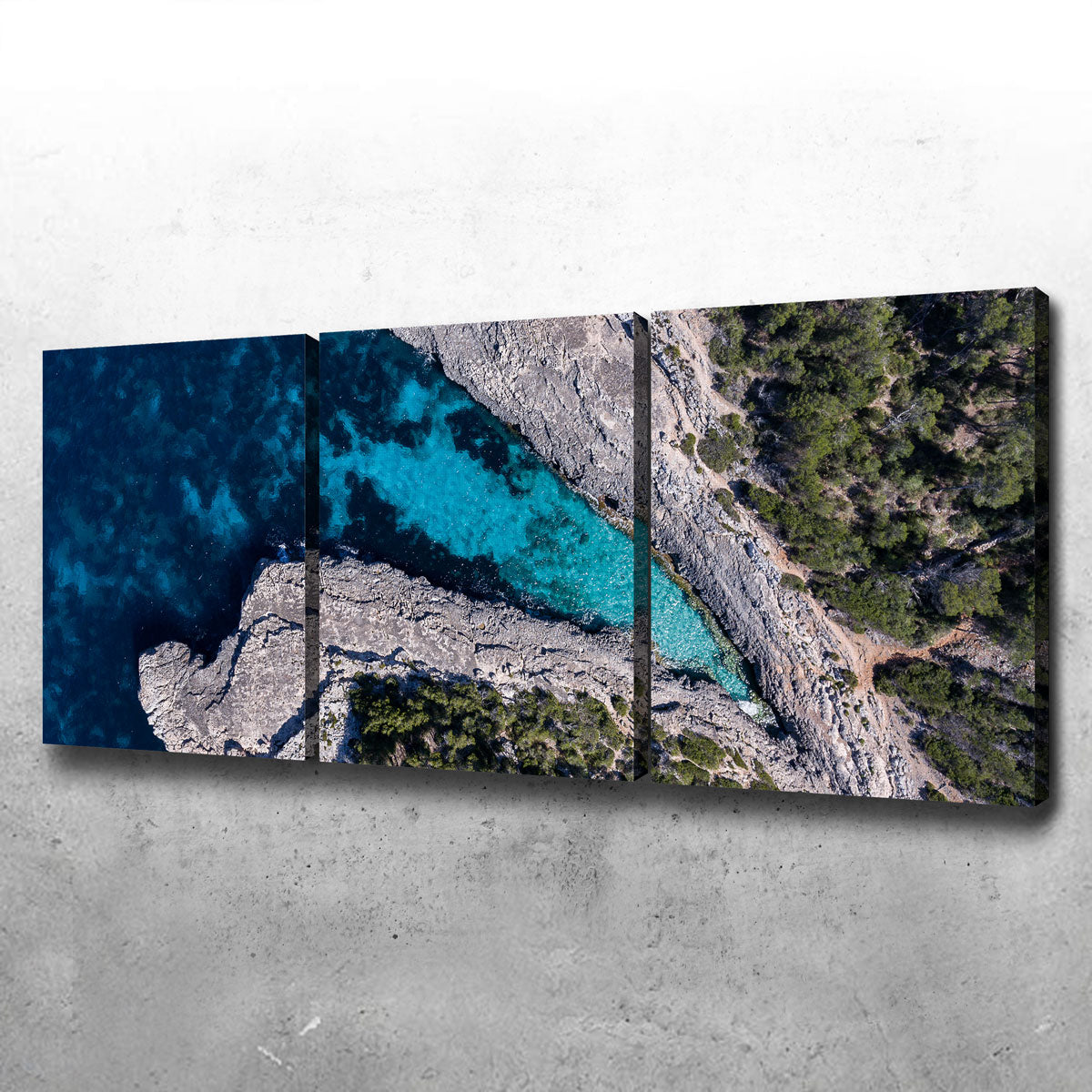 Stunning Blue and Green Wall Art by Karolis Janulis