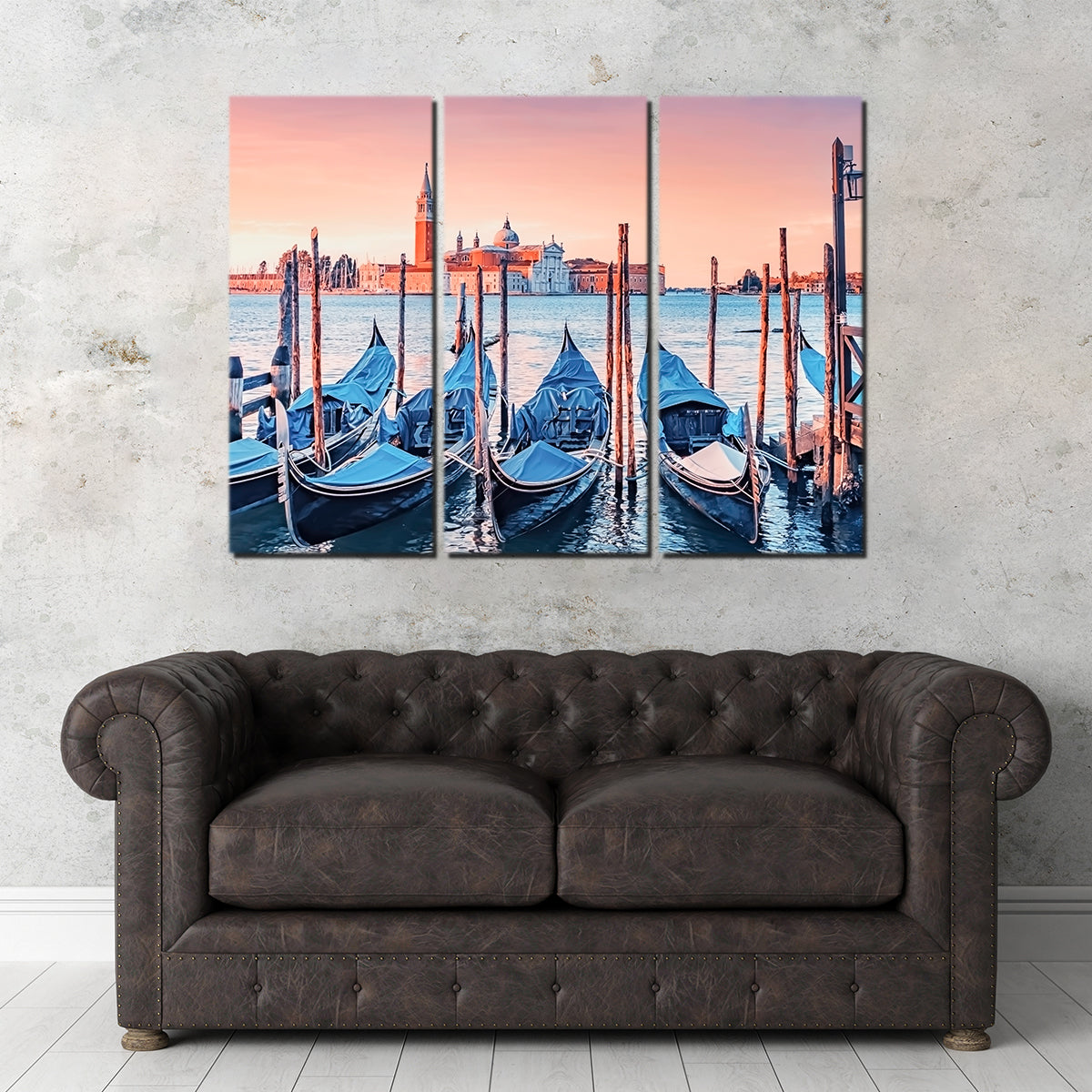 Stunning Gondolas In The Morning Wall Art for Your Home Decor