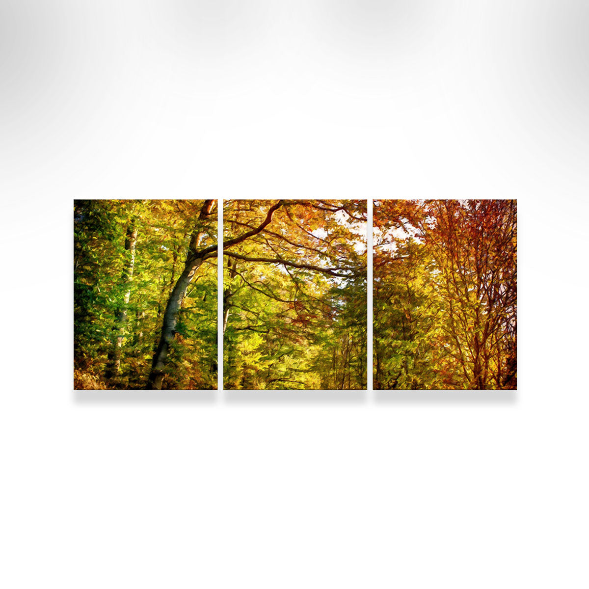 Autumn Leaves Pathway Wall Art by Denise Dundon - Stunning Decor for Your Space