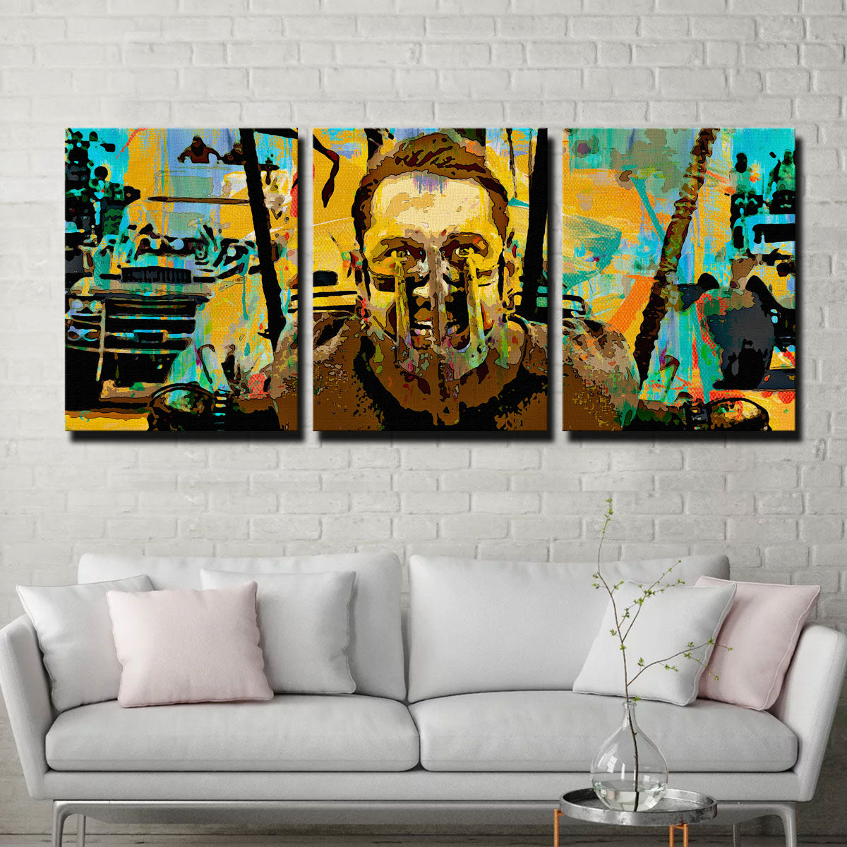 Stunning Abstract Fury Road Wall Art for Modern Decor