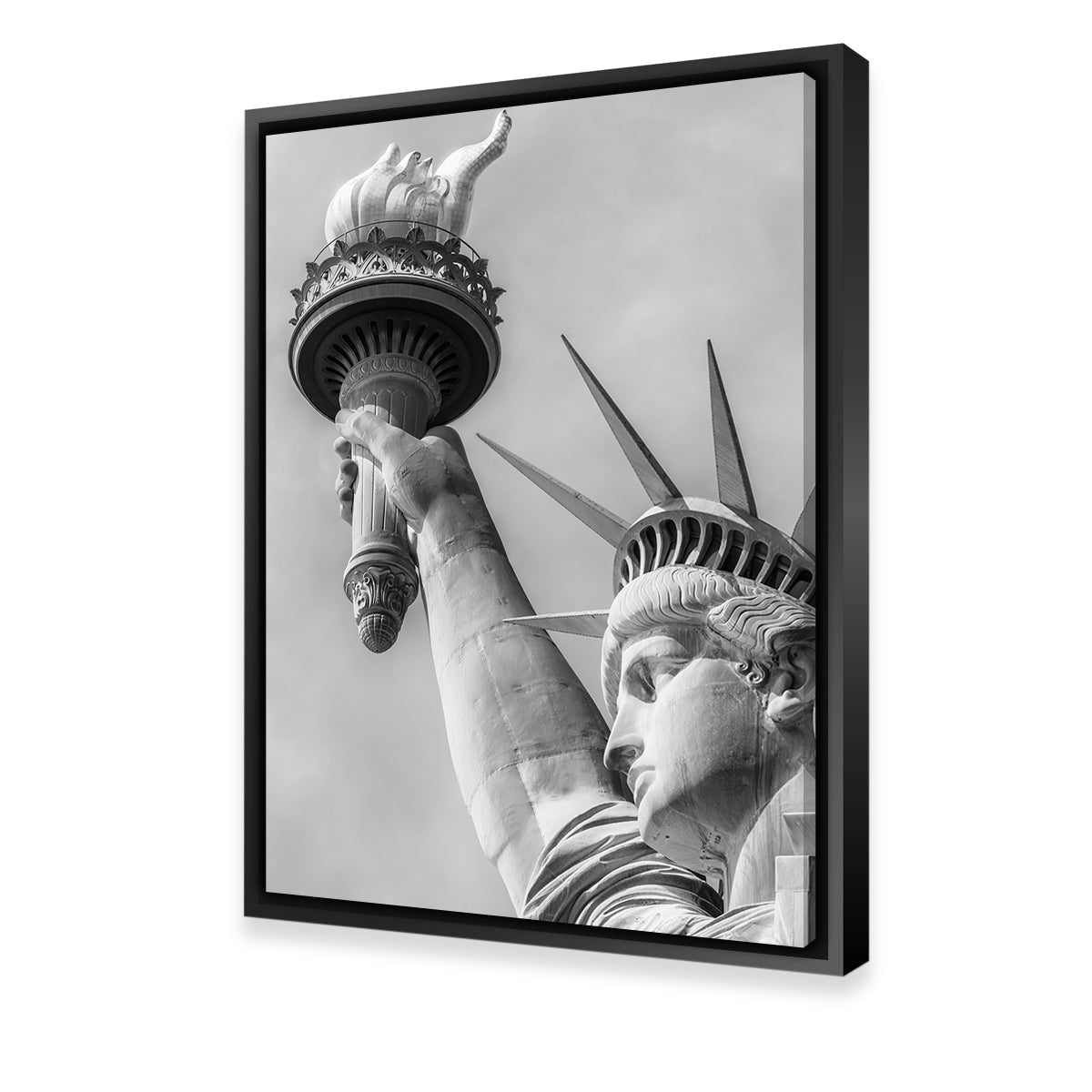 Stunning Statue Of Liberty Closeup Wall Art by Melanie Viola