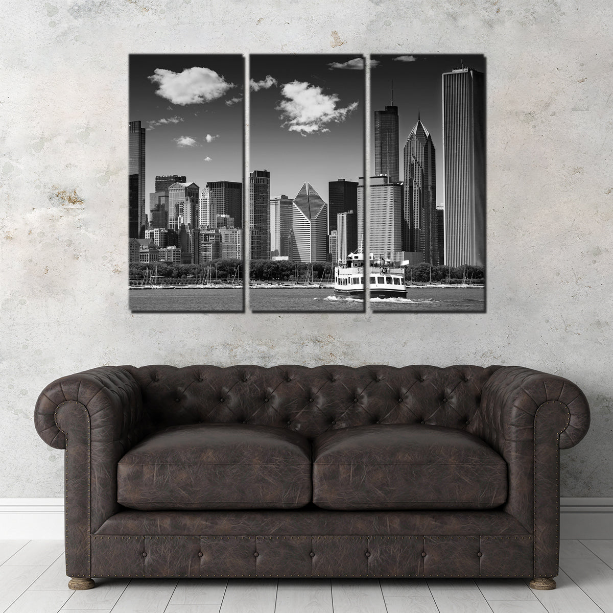 Stunning Chicago Skyline Wall Art by Melanie Viola