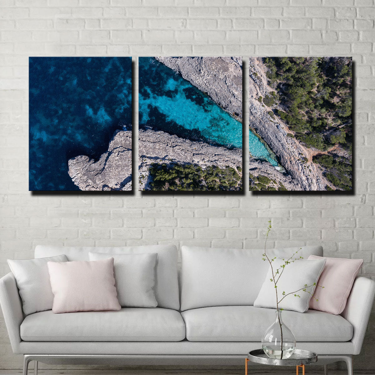 Stunning Blue and Green Wall Art by Karolis Janulis