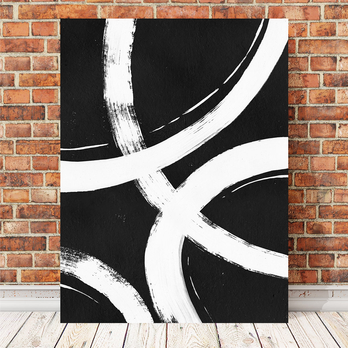 Stunning Black & White Rings Wall Art by Evgeny Vetrov
